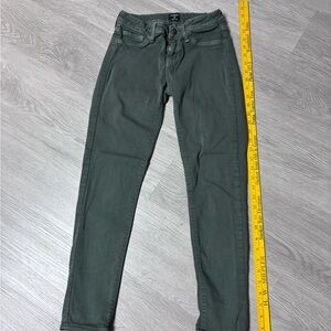 Just Black Olive Green Skinny Jeans